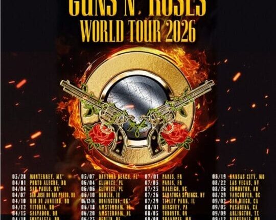 Guns n’ Roses Euro Tour 2026